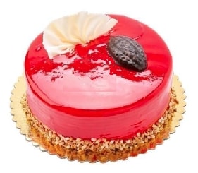 Aşk Dolu Frambuazlı Pasta 2-3 Kişilik Küçük Boy