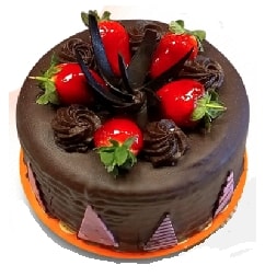 Küçük Kutlamalara Özel 2-3 Kişilik Çikolatalı Pasta